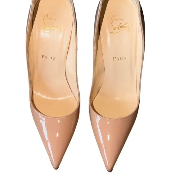 Christian Louboutin Blush Patent Leather Heels